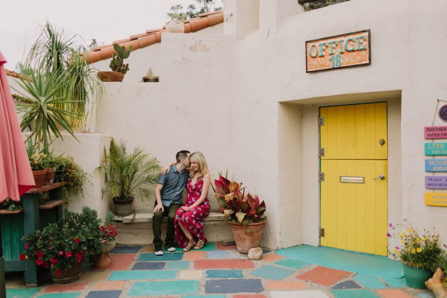 Balboa Park Tender Engagement – Photo by Let's Frolic Together