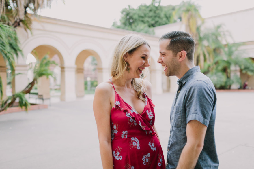 Balboa Park Tender Engagement – Photo by Let's Frolic Together