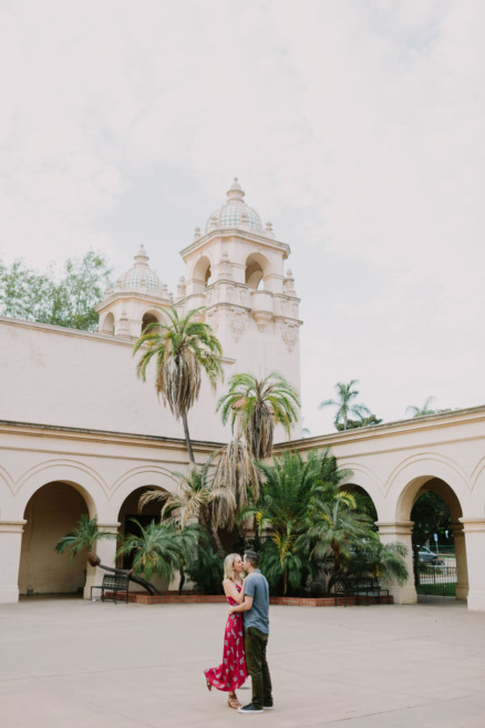 Balboa Park Tender Engagement – Photo by Let's Frolic Together