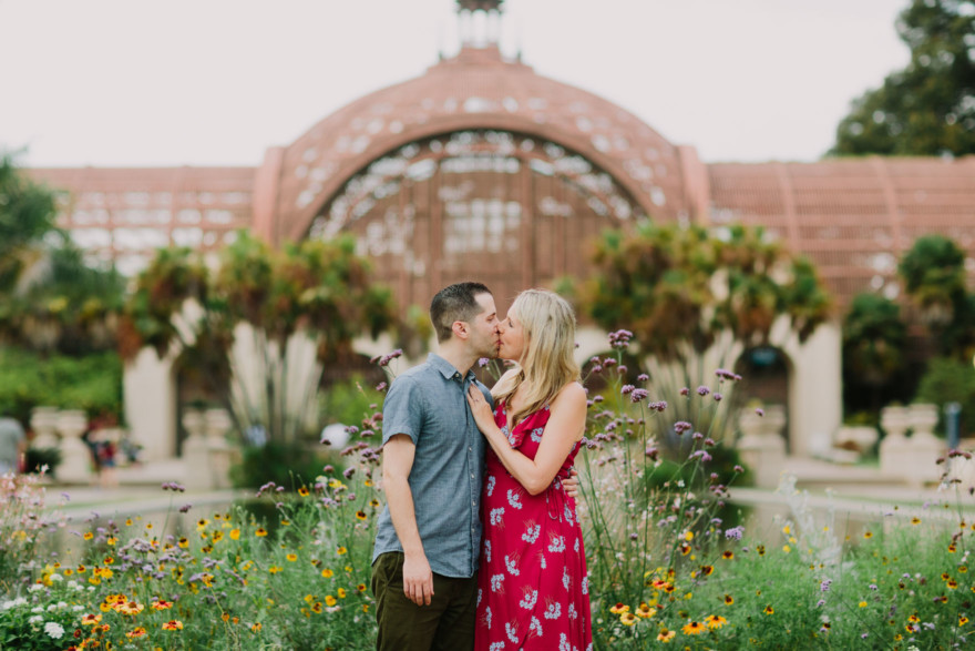 Balboa Park Tender Engagement – Photo by Let's Frolic Together