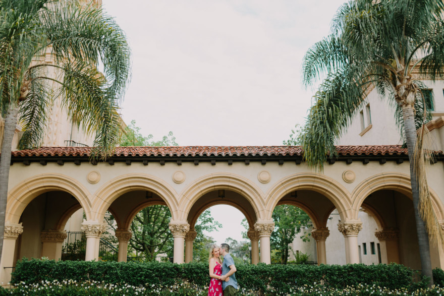 Balboa Park Tender Engagement – Photo by Let's Frolic Together