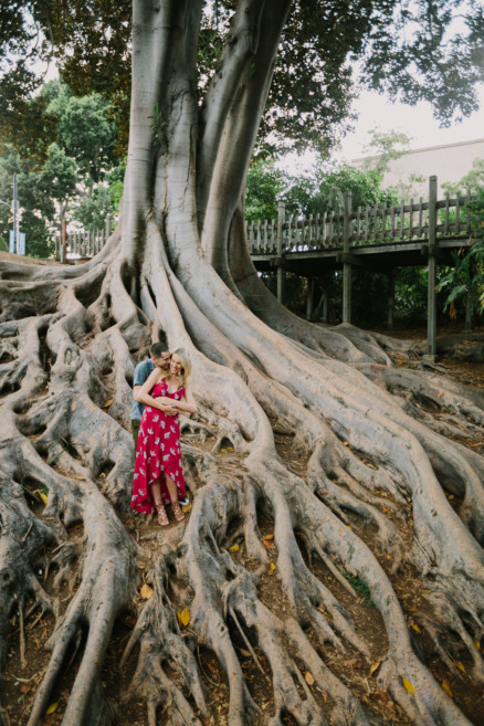 Balboa Park Tender Engagement – Photo by Let's Frolic Together