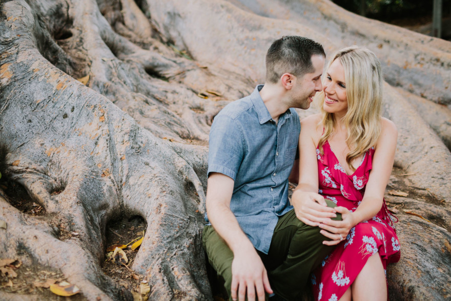 Balboa Park Tender Engagement – Photo by Let's Frolic Together