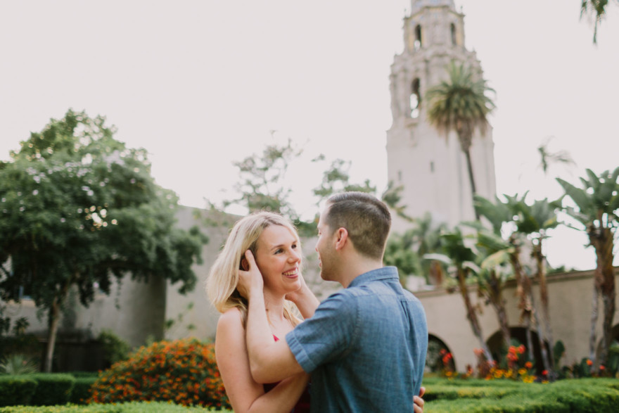 Balboa Park Tender Engagement – Photo by Let's Frolic Together