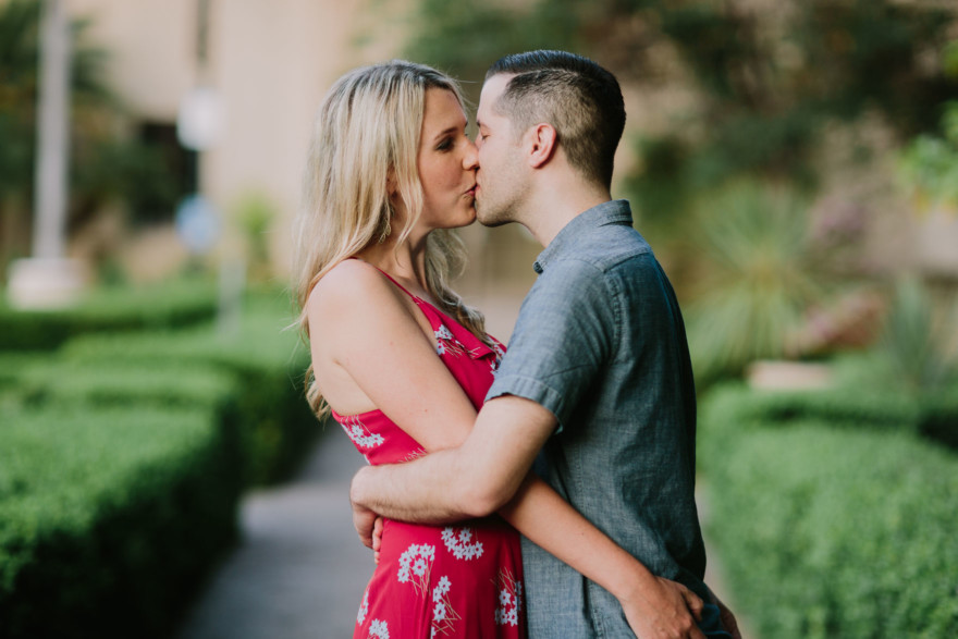Balboa Park Tender Engagement – Photo by Let's Frolic Together