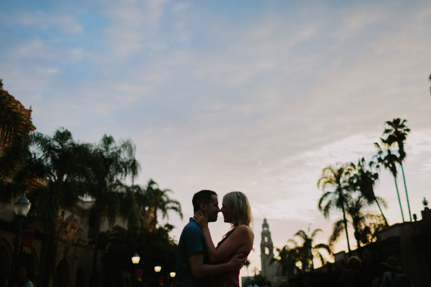 Balboa Park Tender Engagement – Photo by Let's Frolic Together