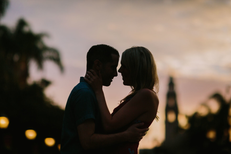 Balboa Park Tender Engagement – Photo by Let's Frolic Together