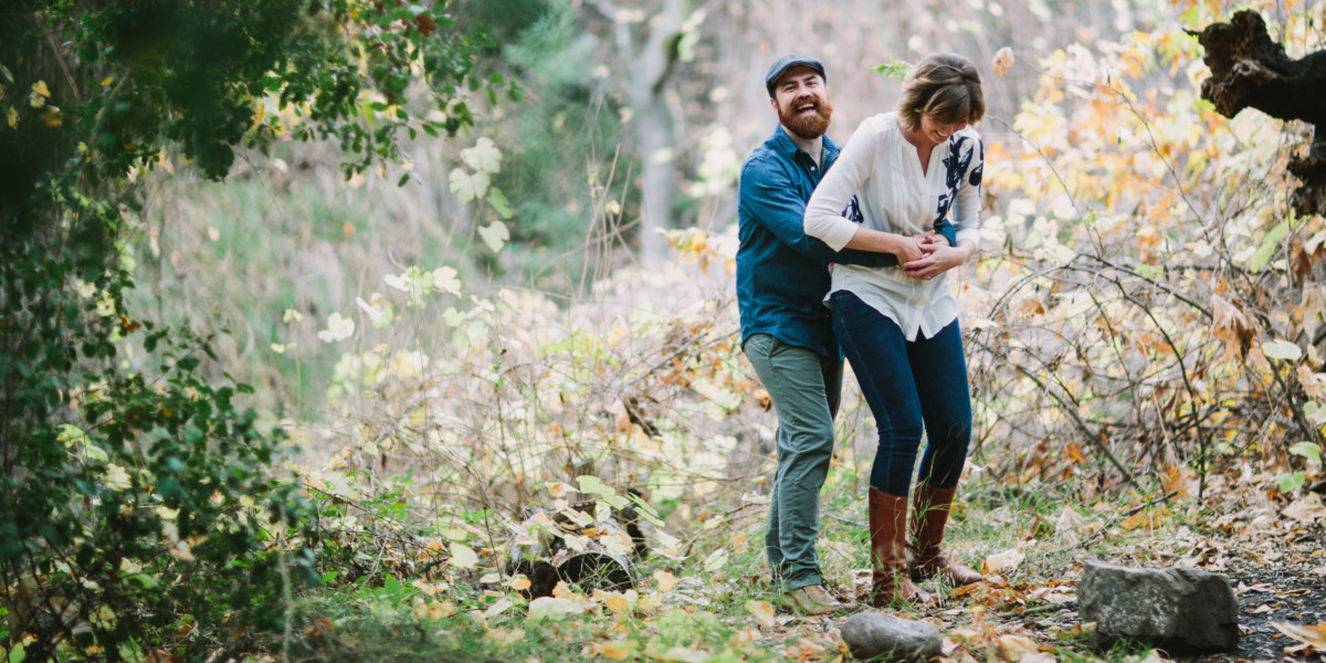 Engaged in the Forest &ndash; Photo by Let's Frolic Together