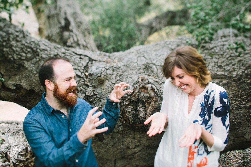 Engaged in the Forest – Photo by Let's Frolic Together