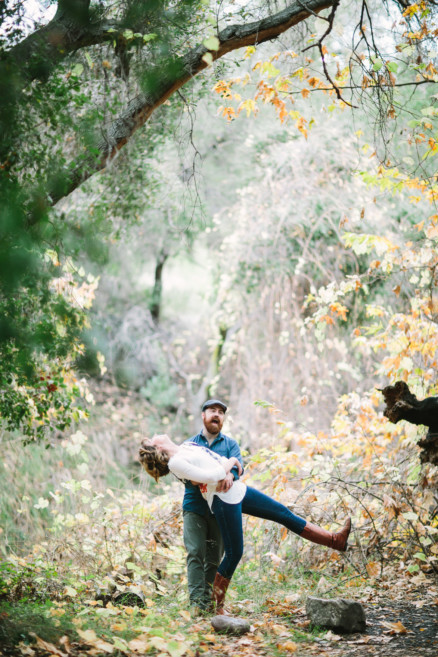Engaged in the Forest – Photo by Let's Frolic Together