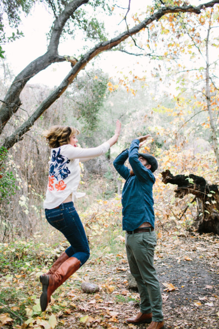 Engaged in the Forest – Photo by Let's Frolic Together