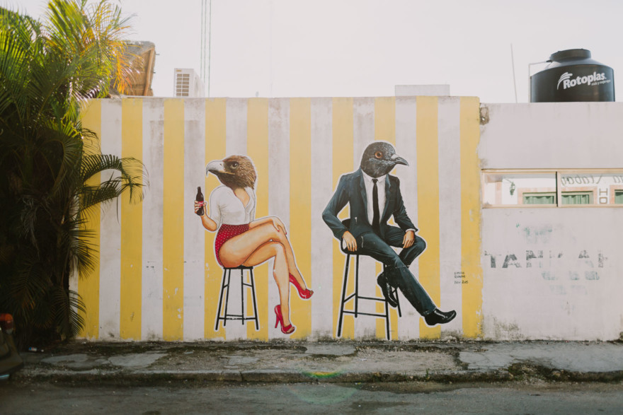 Seaside Color and Life in Tulum – Photo by Let's Frolic Together