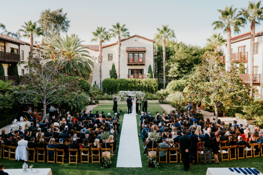 Love at the Estancia in La Jolla – Photo by Let's Frolic Together