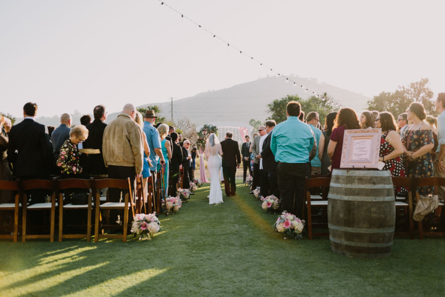 Disney-Inspired Winery Wedding – Photo by Let's Frolic Together