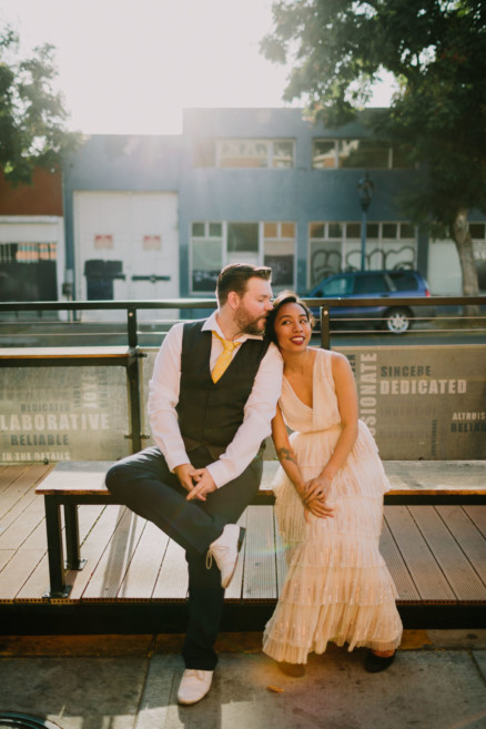 Moniker Dance Party Wedding – Photo by Let's Frolic Together