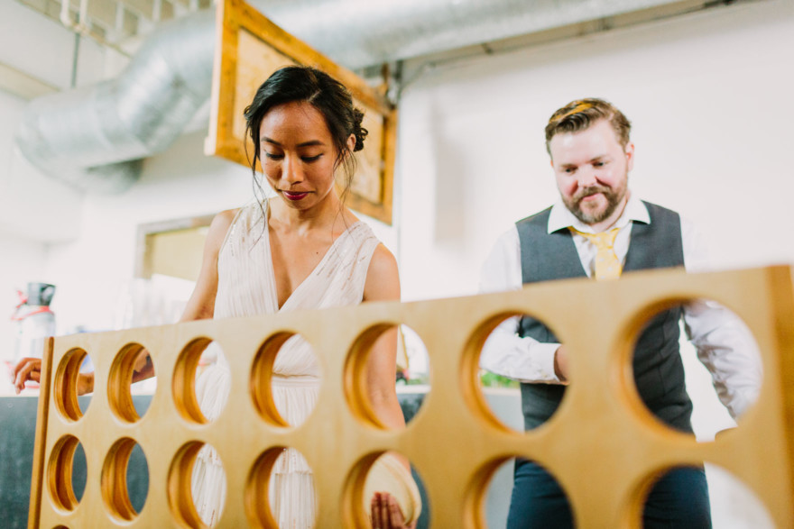Moniker Dance Party Wedding – Photo by Let's Frolic Together