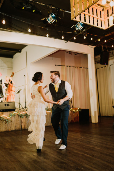 Moniker Dance Party Wedding – Photo by Let's Frolic Together