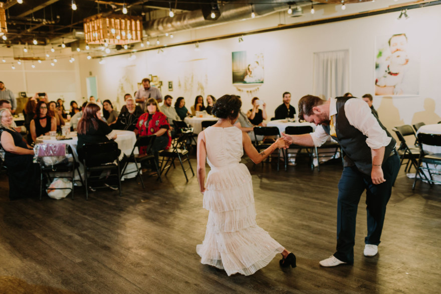 Moniker Dance Party Wedding – Photo by Let's Frolic Together