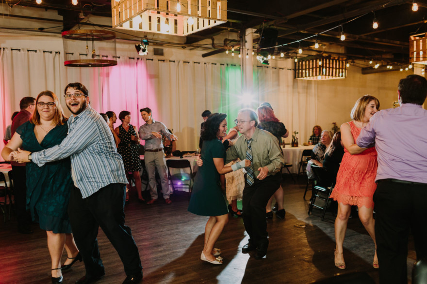 Moniker Dance Party Wedding – Photo by Let's Frolic Together