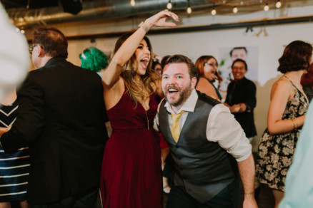 Moniker Dance Party Wedding – Photo by Let's Frolic Together