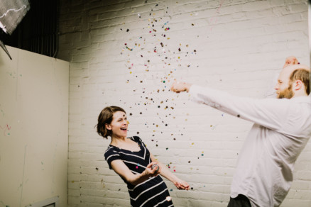Moniker Dance Party Wedding – Photo by Let's Frolic Together