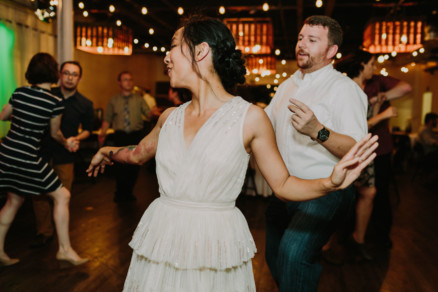 Moniker Dance Party Wedding – Photo by Let's Frolic Together