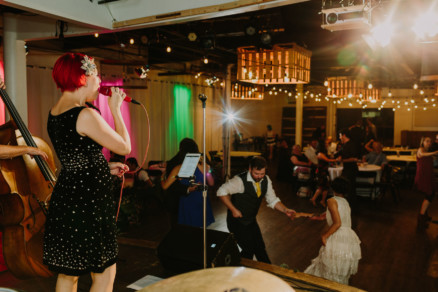 Moniker Dance Party Wedding – Photo by Let's Frolic Together