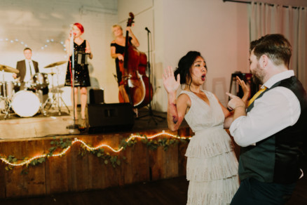 Moniker Dance Party Wedding – Photo by Let's Frolic Together