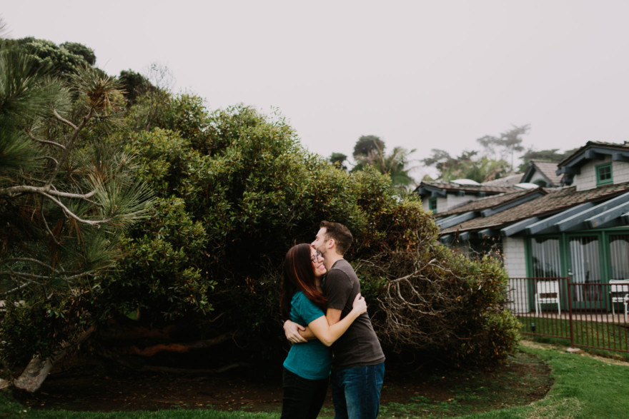 A Foggy Beach Engagement – Photo by Let's Frolic Together