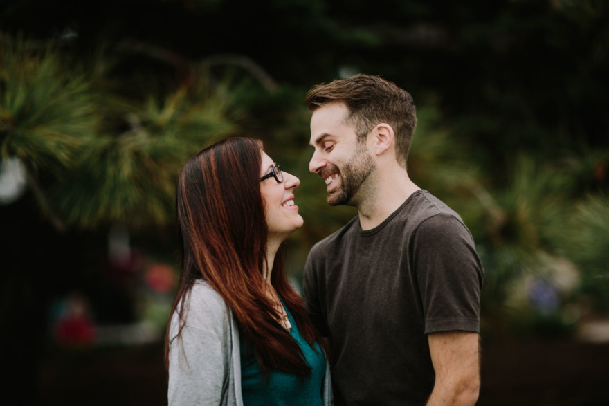 A Foggy Beach Engagement – Photo by Let's Frolic Together