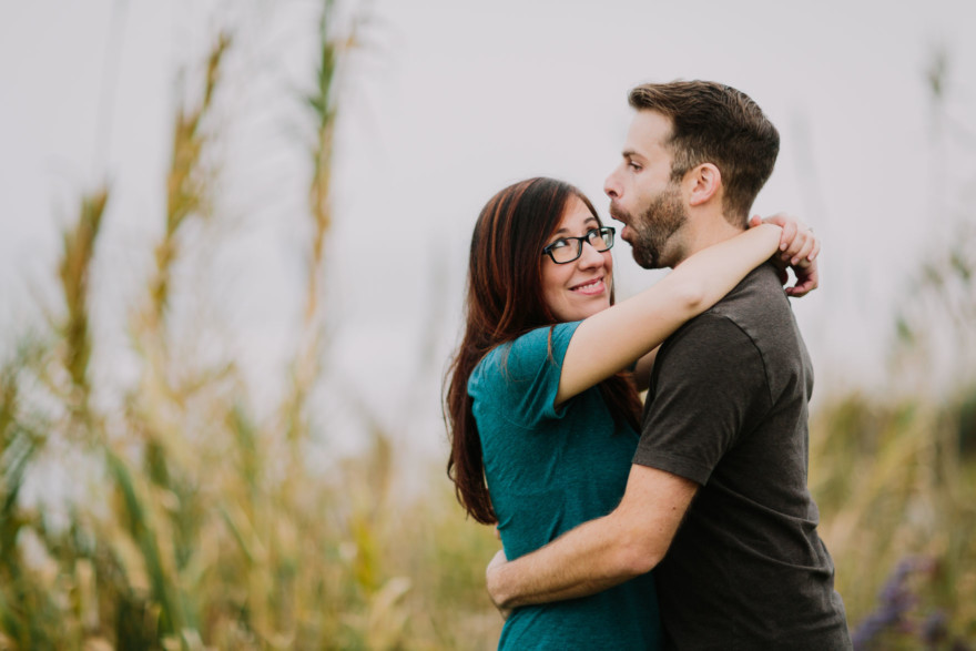 A Foggy Beach Engagement – Photo by Let's Frolic Together