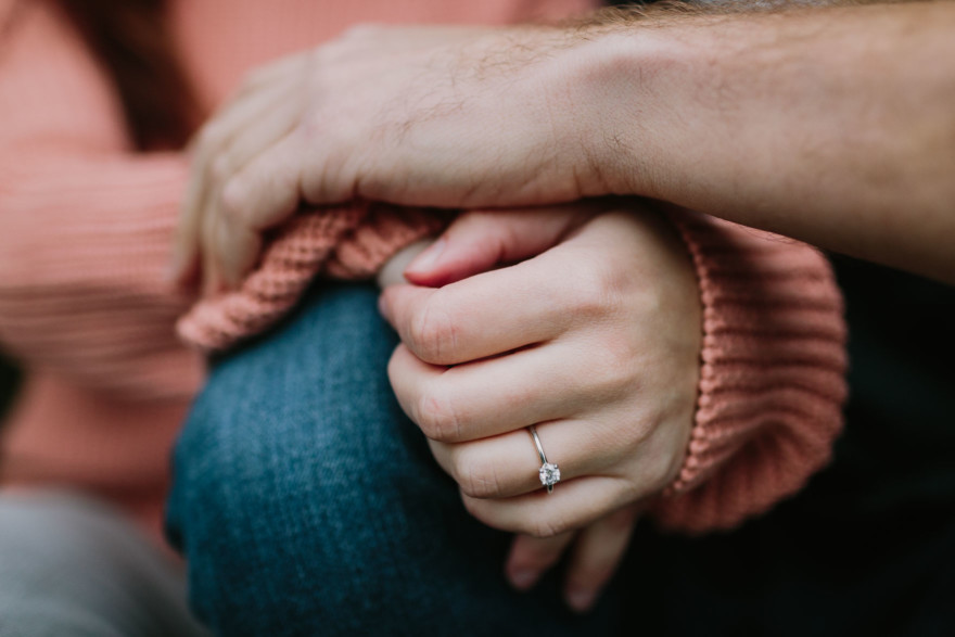 A Foggy Beach Engagement – Photo by Let's Frolic Together