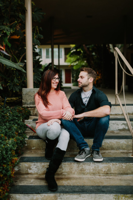 A Foggy Beach Engagement – Photo by Let's Frolic Together