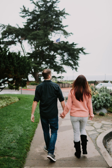 A Foggy Beach Engagement – Photo by Let's Frolic Together