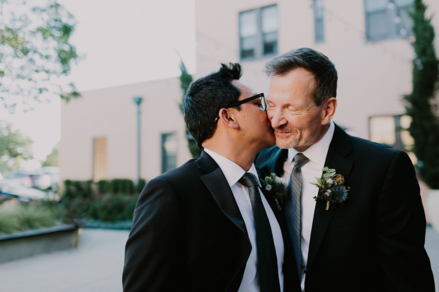 Feels-Filled Brick Wedding Bash – Photo by Let's Frolic Together