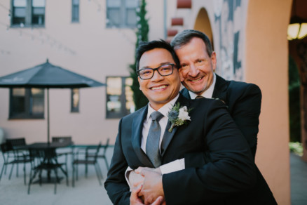 Feels-Filled Brick Wedding Bash – Photo by Let's Frolic Together