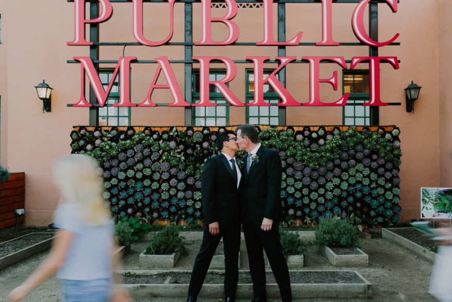Feels-Filled Brick Wedding Bash – Photo by Let's Frolic Together