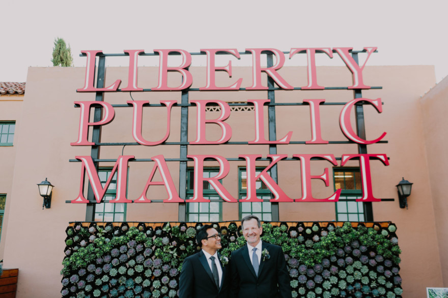 Feels-Filled Brick Wedding Bash – Photo by Let's Frolic Together