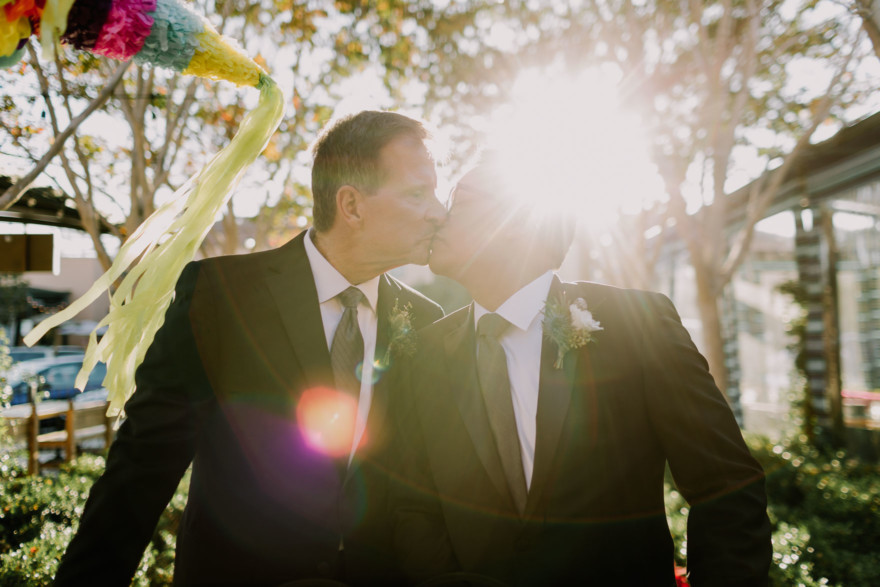 Feels-Filled Brick Wedding Bash – Photo by Let's Frolic Together