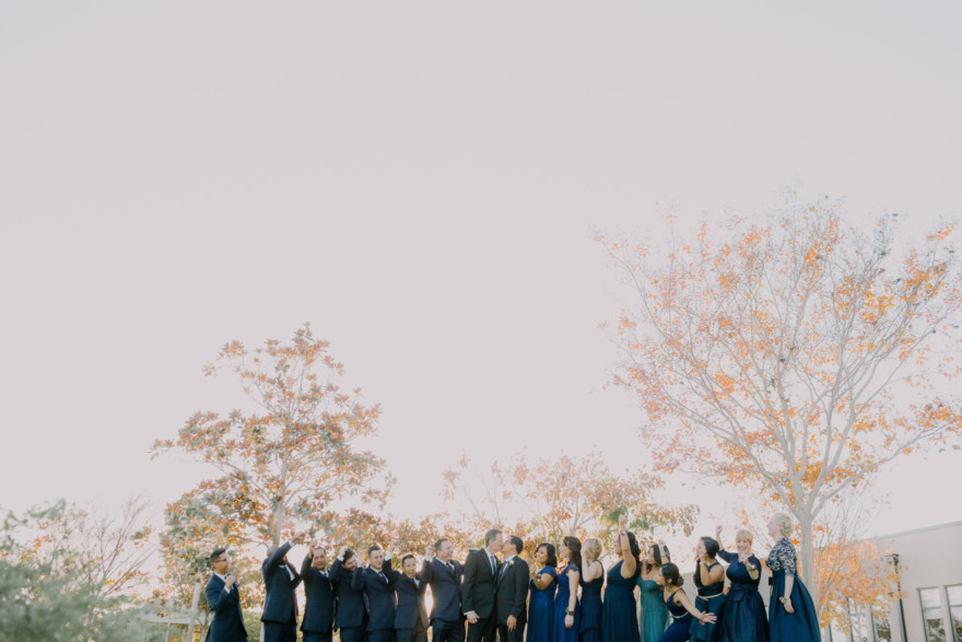 Feels-Filled Brick Wedding Bash – Photo by Let's Frolic Together