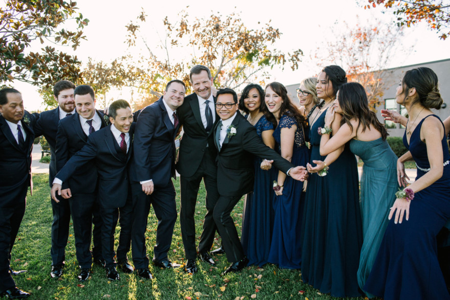 Feels-Filled Brick Wedding Bash – Photo by Let's Frolic Together