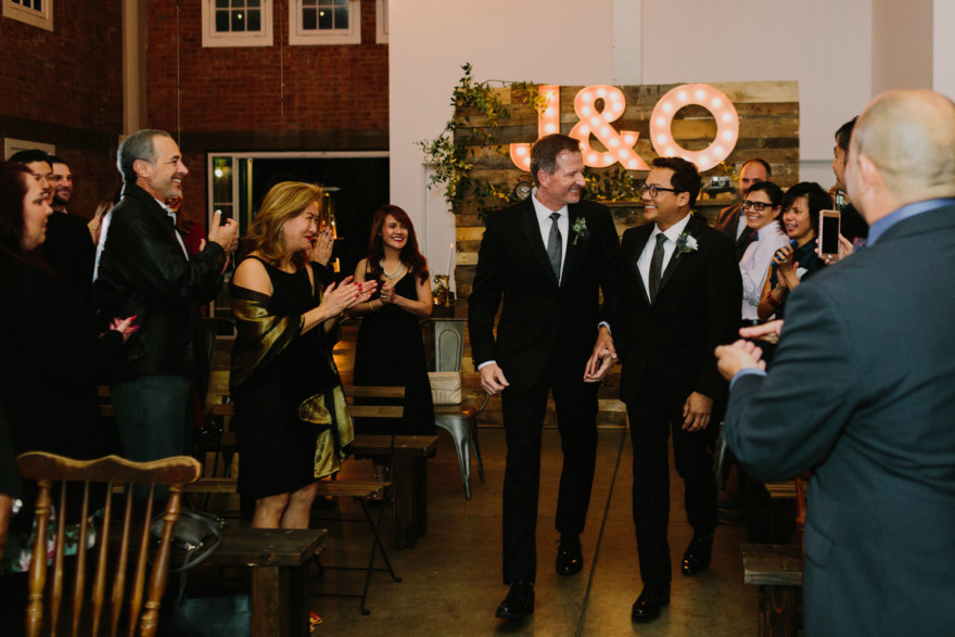 Feels-Filled Brick Wedding Bash – Photo by Let's Frolic Together