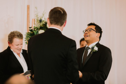 Feels-Filled Brick Wedding Bash – Photo by Let's Frolic Together