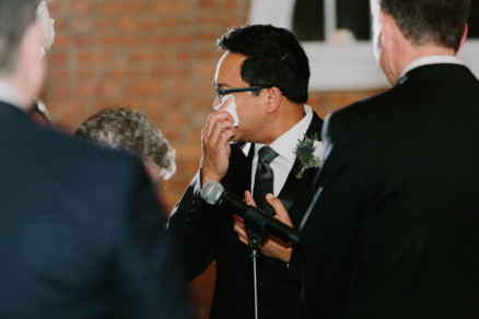 Feels-Filled Brick Wedding Bash – Photo by Let's Frolic Together