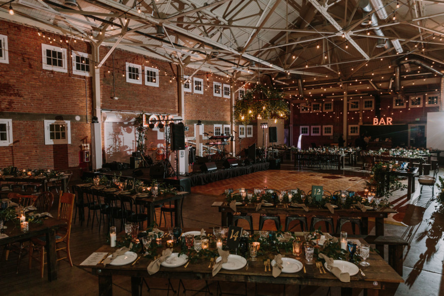 Feels-Filled Brick Wedding Bash – Photo by Let's Frolic Together