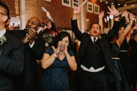 Feels-Filled Brick Wedding Bash – Photo by Let's Frolic Together