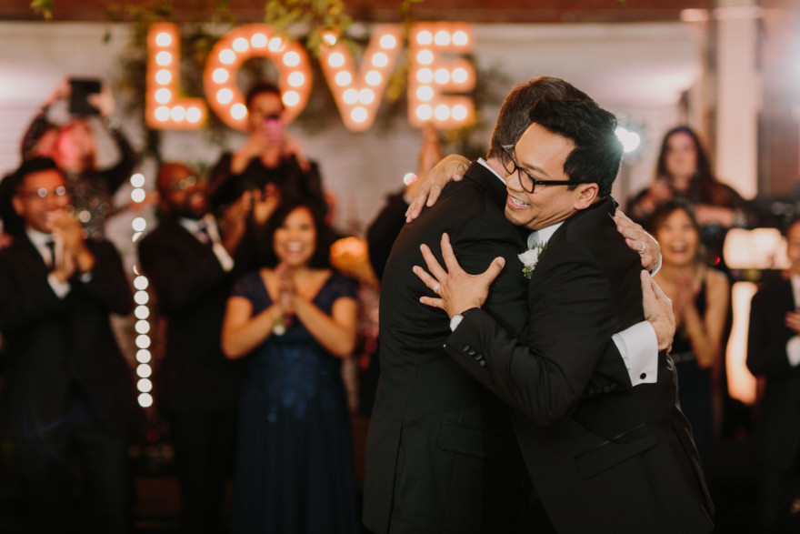 Feels-Filled Brick Wedding Bash – Photo by Let's Frolic Together