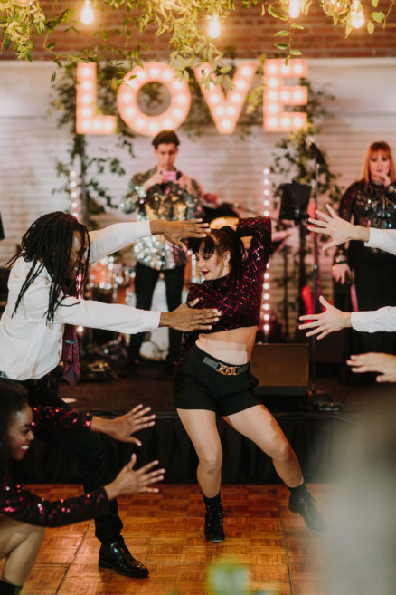 Feels-Filled Brick Wedding Bash – Photo by Let's Frolic Together