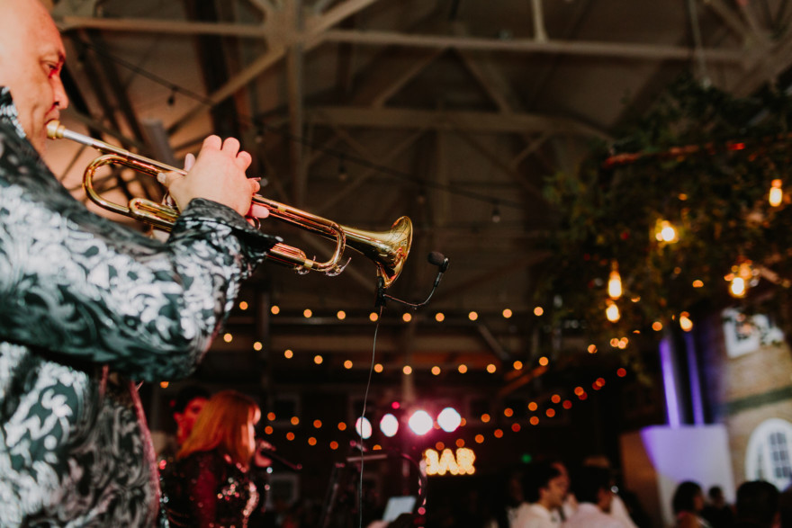 Feels-Filled Brick Wedding Bash – Photo by Let's Frolic Together