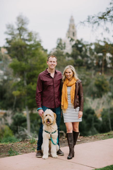 A Fur-Filled Engagement Stroll – Photo by Let's Frolic Together